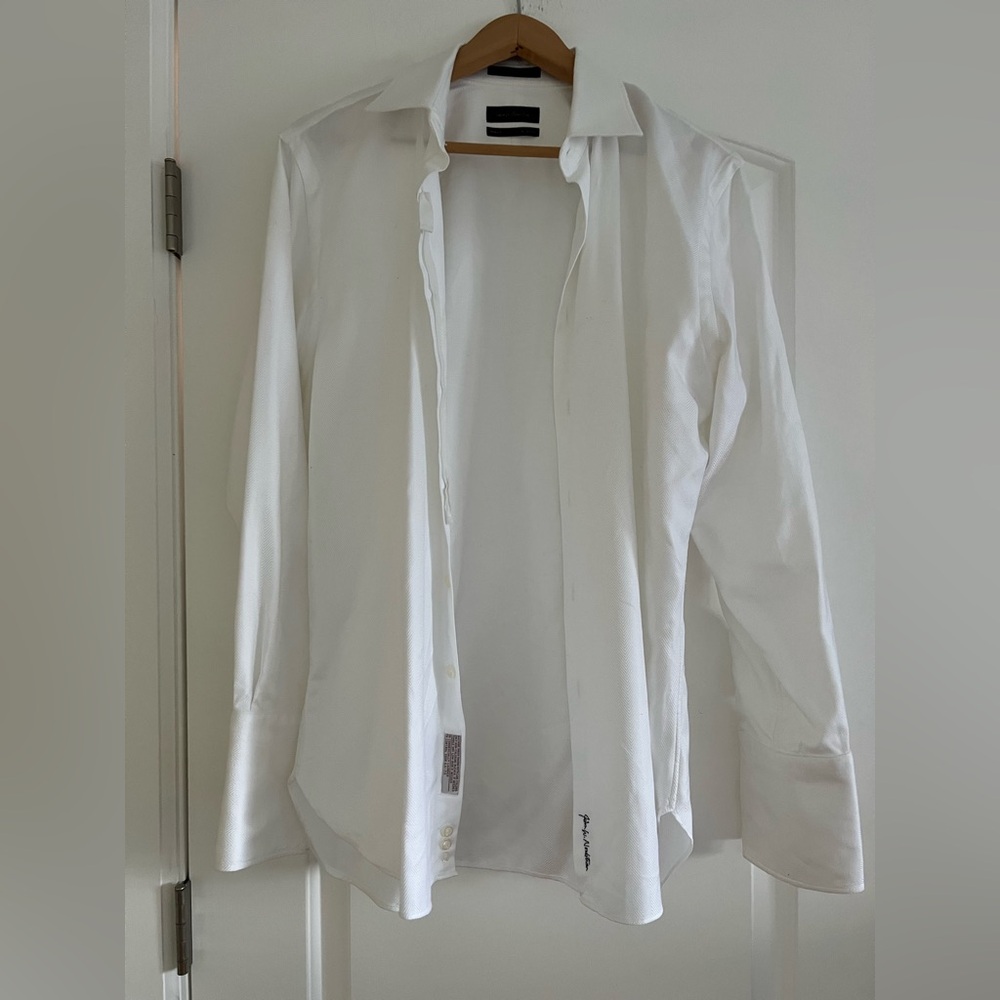 Nordstrom Elegant White Dress Shirt